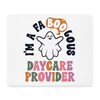 Faboolous Kindertagesstätte Halloween Nanny Kind - Mousepad (Querformat) - Weiß - Vorne