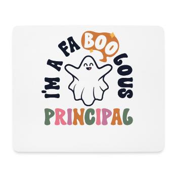 Faboolous Principal Retro Halloween Vintage - Mouse Pad (horizontal) - white - Front