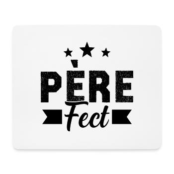 Père-Fect Fête Des Pères Humour Cadeau Papa - Tapis de souris (format paysage) - blanc - Devant