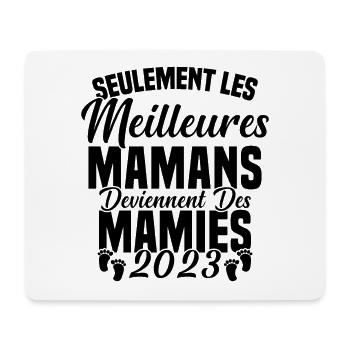 Les Meilleures Mamans Deviennent des Mamie 2023 - Tapis de souris (format paysage) - blanc - Devant
