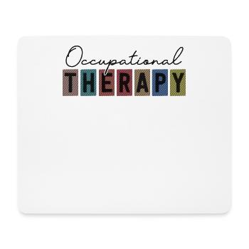 Retro Occupational Therapy Vintage OT School - Mouse Pad (horizontal) - white - Front