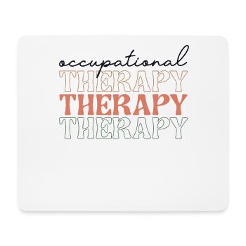 Motivation Ergotherapie Rede OT Schule - Mousepad (Querformat) - Weiß - Vorne