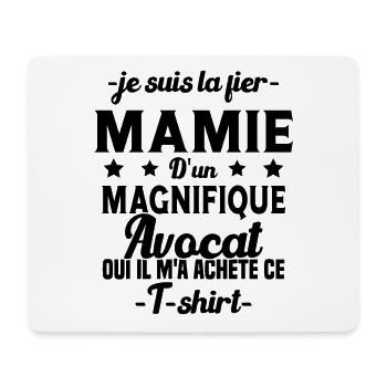 Mamie d'un magnifique Avocat Humour Cadeau - Tapis de souris (format paysage) - blanc - Devant