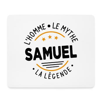 Samuel L'Homme Le Mythe La Légende - Tapis de souris (format paysage) - blanc - Devant