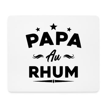 Papa Au Rhum Apéro Fête Des Pères - Tapis de souris (format paysage) - blanc - Devant
