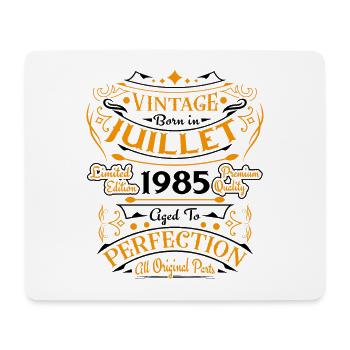 Vintage Geburtstagsgeschenk Vintage Juli 1985 - Mousepad (Querformat) - Weiß - Vorne