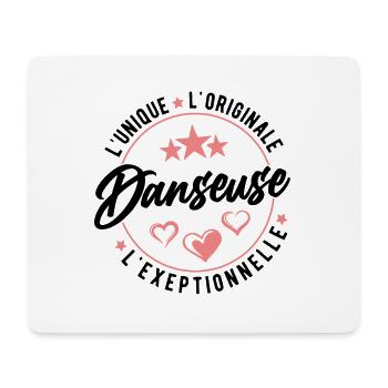 Danseuse L'unique L'originale L'exeptionnelle - Tapis de souris (format paysage) - blanc - Devant