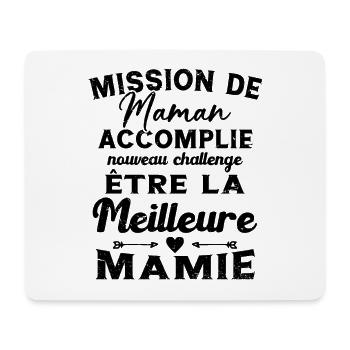 Mission Maman Accomplie - Future Meilleure Mamie - Tapis de souris (format paysage) - blanc - Devant