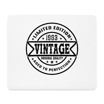 1963 Vintage Original 1963 Geburtstagsgeschenk - Mousepad (Querformat) - Weiß - Vorne