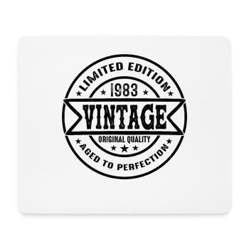 1983 Vintage Original 1983 Geburtstagsgeschenk - Mousepad (Querformat) - Weiß - Vorne