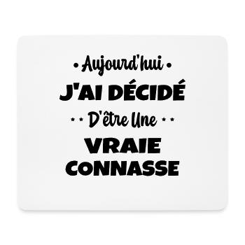 J'ai Décidé D'être une Vraie Connard Humour Lgbt - Tapis de souris (format paysage) - blanc - Devant