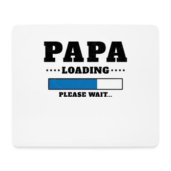 Chargement de Papa Veuillez patienter - Tapis de souris (format paysage) - blanc - Devant