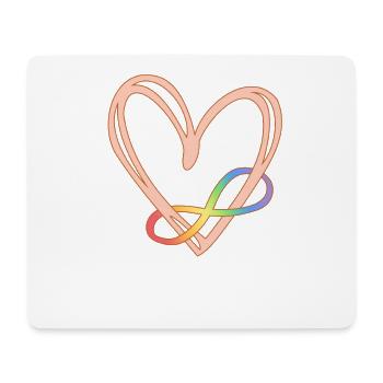 Autism Shirts Women Infinity Symbol Autism - Mouse Pad (horizontal) - white - Front