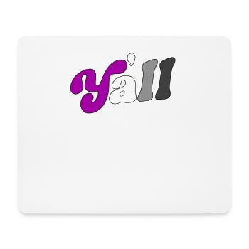 Asexueller Pride-Monat Südtexas Asexualität - Mousepad (Querformat) - Weiß - Vorne