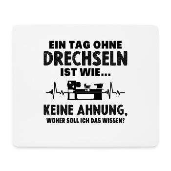 Drechsler Drechseln Drechselbank Drechsel - Mousepad (Querformat) - Weiß - Vorne