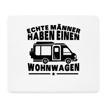 Wohnmobil Caravans Wohnwagen echte Männer - Mousepad (Querformat) - Weiß - Vorne
