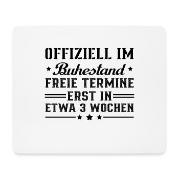 Offiziell im ruhestand - Mousepad (Querformat) - Weiß - Vorne