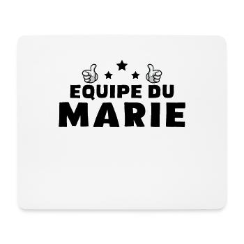 Équipe Du Marie Citation De Fête De Célibataire - Tapis de souris (format paysage) - blanc - Devant