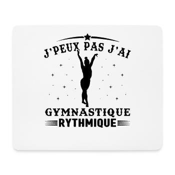 J'Peux Pas J'ai Gymnastique Rythmique Cadeau - Tapis de souris (format paysage) - blanc - Devant