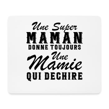 Super Mom Gives Granny Humor - Mouse Pad (horizontal) - white - Front