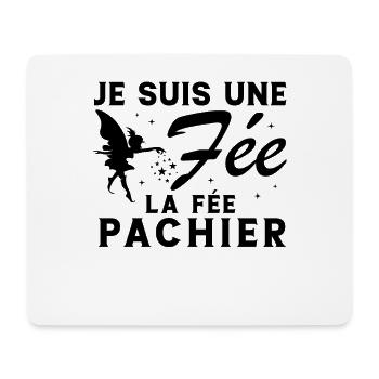 Je suis une fée la fée pachier Cadeau Humoristique - Tapis de souris (format paysage) - blanc - Devant