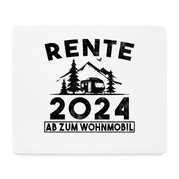 Rente 2024 Wohnmobil Ruhestand Ruheständler - Mousepad (Querformat) - Weiß - Vorne
