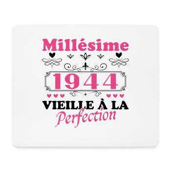 Woman Vintage 1944 Gift Birthday Humor - Mouse Pad (horizontal) - white - Front