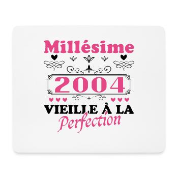Woman Vintage 2004 Birthday Gift Humor - Mouse Pad (horizontal) - white - Front