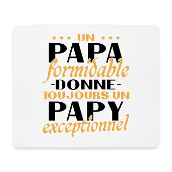 Ein toller Papa - Außergewöhnliches Opa-Geschenk - Mousepad (Querformat) - Weiß - Vorne
