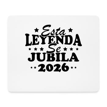 This legend retires in 2026 - Mouse Pad (horizontal) - white - Front