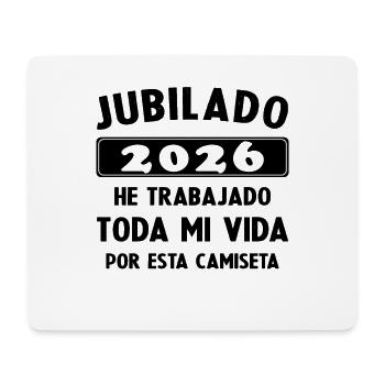 Im Jahr 2026 im Ruhestand / Im Ruhestand 2026 Humor-Geschenk - Mousepad (Querformat) - Weiß - Vorne
