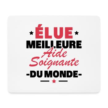 Voted the best caregiver in the world - Mouse Pad (horizontal) - white - Front