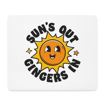 Suns Out Gingers In - Mousepad (Querformat) - Weiß - Vorne