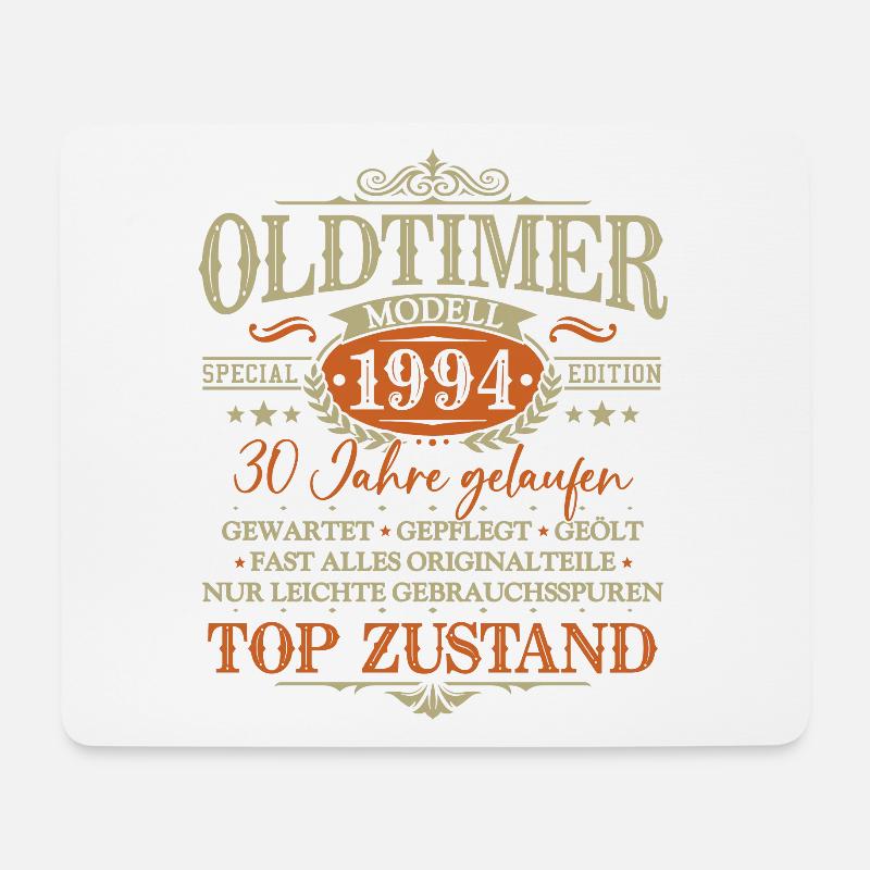 30. Geburtstag 30 Jahre Oldtimer Baujahr 1994 - Mousepad (Querformat) - Weiß