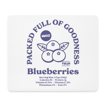Heidelbeeren Ernährung - Mousepad (Querformat) - Weiß - Vorne