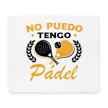 Ich kann nicht, ich habe Padel Tennis Padel Spieler - Mousepad (Querformat) - Weiß - Vorne