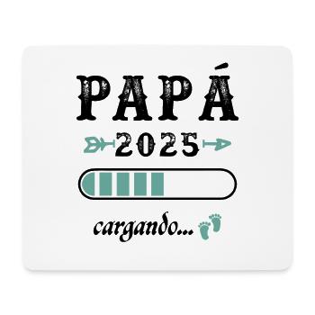 Dad 2025 Loading Gift Future Father - Mouse Pad (horizontal) - white - Front