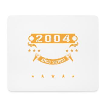 Vinatge 2004 20 ans Cadeau d’anniversaire - Tapis de souris (format paysage) - blanc - Devant