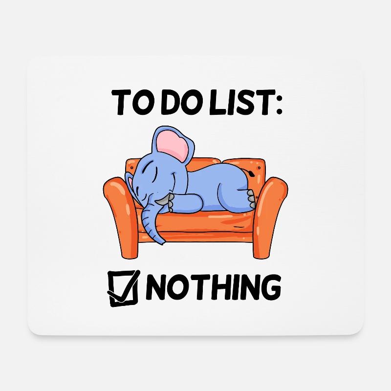 Funny Saying, Funny Sayings - Mouse Pad (horizontal) - white