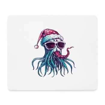 Jellyfish Christmas Funny - Mouse Pad (horizontal) - white - Front