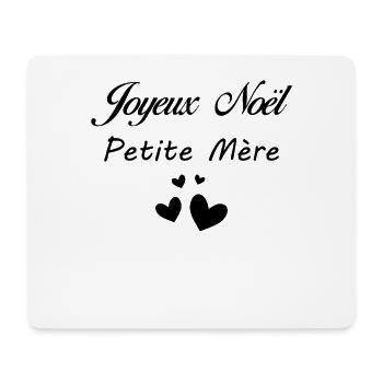Frohe Weihnachten, kleine Mama, beste Mama - Mousepad (Querformat) - Weiß - Vorne