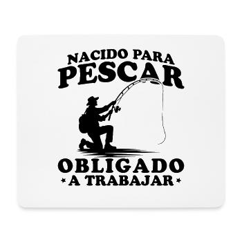 Born to Fish Fisherman - Mouse Pad (horizontal) - white - Front