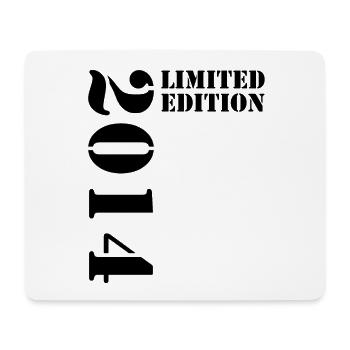 2014 Édition Limitée Anniversaire Cadeau Décoration - Tapis de souris (format paysage) - blanc - Devant
