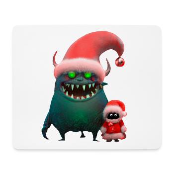 Christmas Monsters - Mouse Pad (horizontal) - white - Front