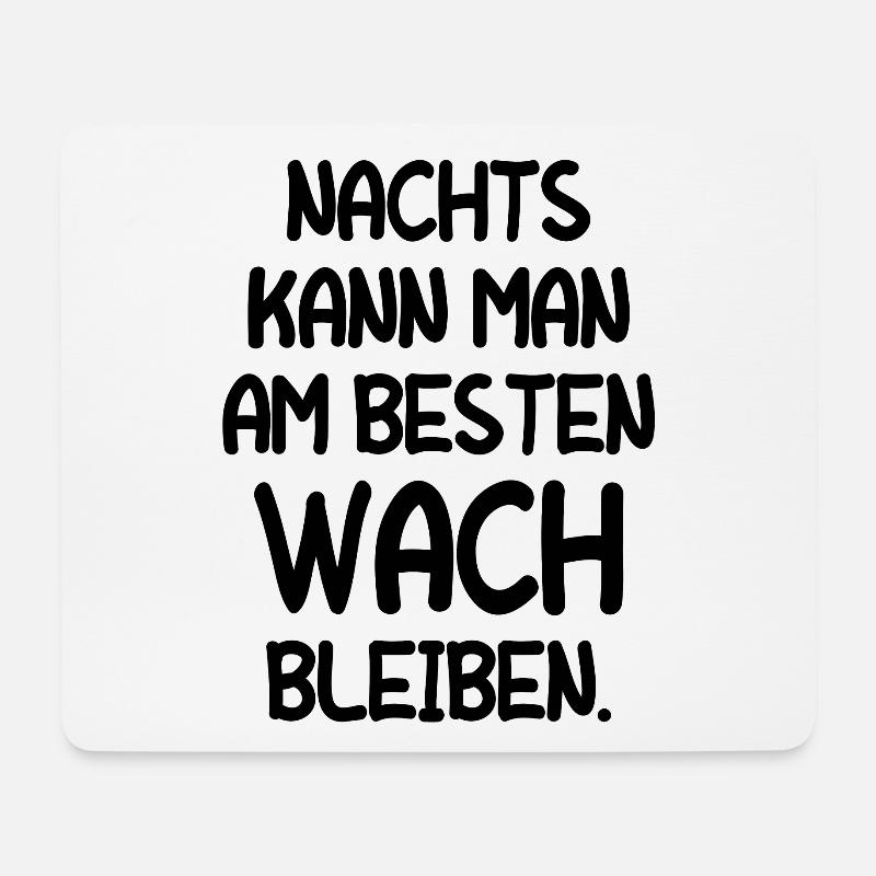 Müde Schlaflos Wach Bleiben Mitarbeiter Geschenk - Mousepad (Querformat) - Weiß