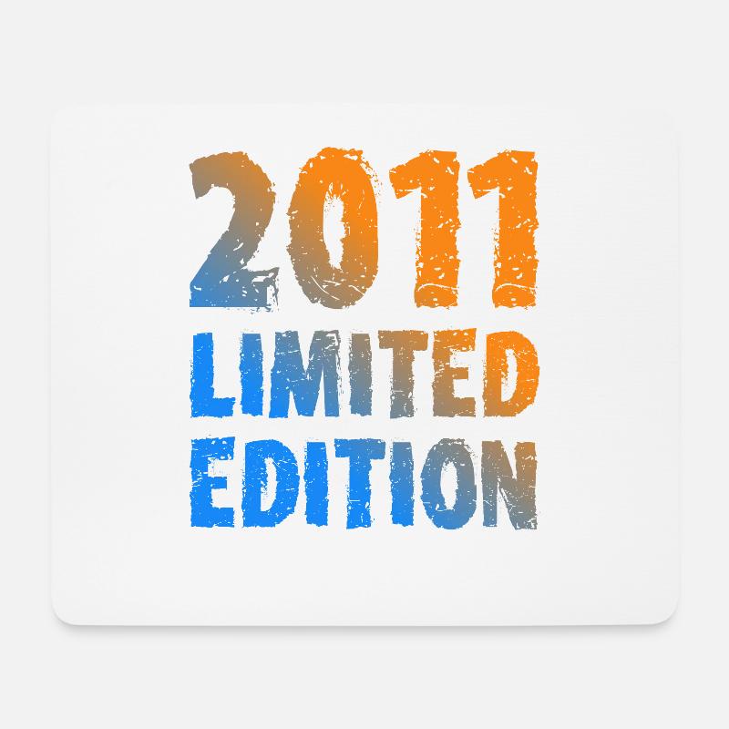 2011 Limited Edition Geburtstag Geschenk Frau Mann - Mousepad (Querformat) - Weiß