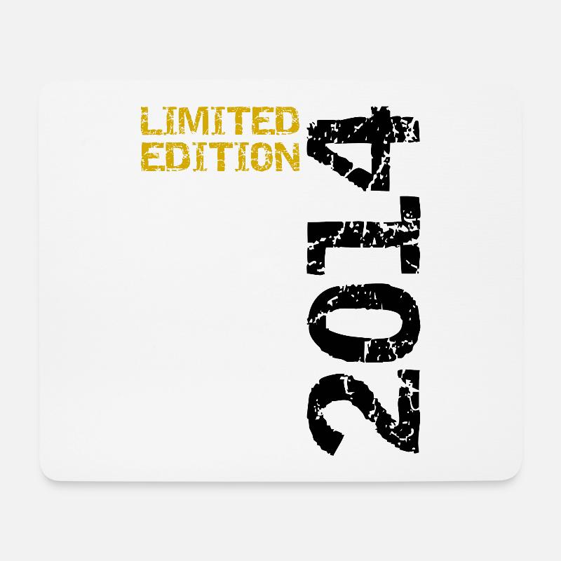 2014 Limited Edition Geburtstag Geschenk Deko - Mousepad (Querformat) - Weiß
