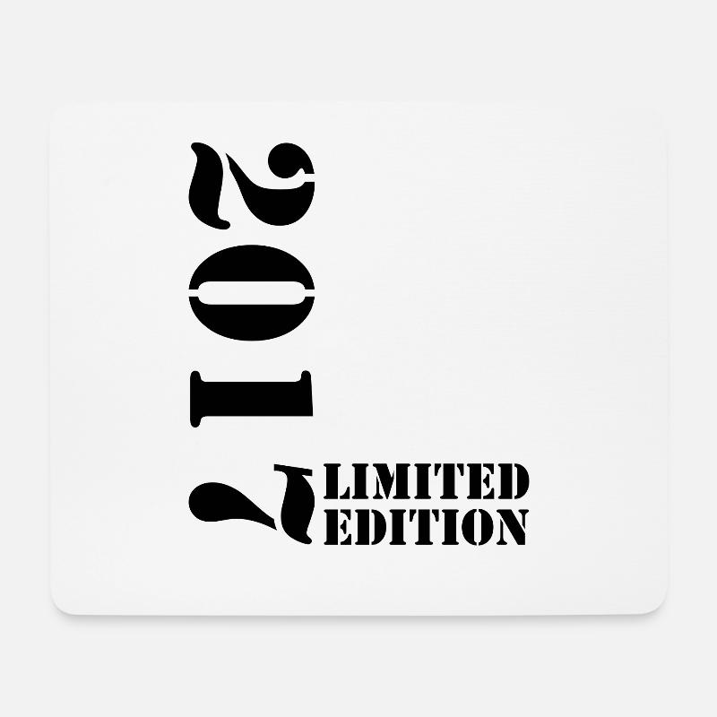 2017 Limited Edition Geburtstag Geschenk Deko - Mousepad (Querformat) - Weiß
