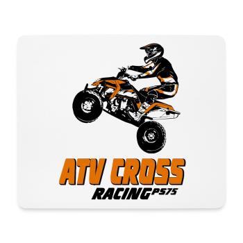 Quad Racing - ATV Racer - Tapis de souris (format paysage) - blanc - Devant