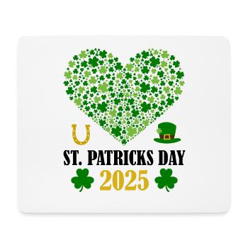 St Patricks Day Accessories Ireland Shamrock Decoration - Mouse Pad (horizontal) - white - Front